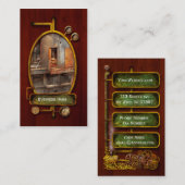 Steampunk - Klempnerdilema Visitenkarte (Vorne/Hinten)