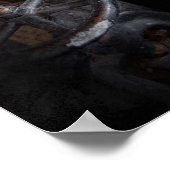 Steampunk - Klempnerei - Drehen des Ventils Poster (Ecke)