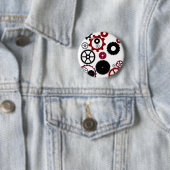 Steampunk Knopf Button (Beispiel)