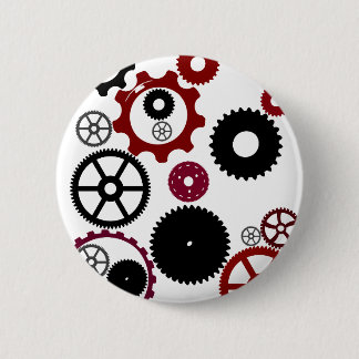 Steampunk Knopf Button