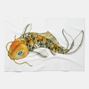 Steampunk Koi Handtuch
