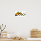 Steampunk Koi Poster (Küche)