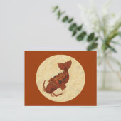 Steampunk Koi Postkarte (Stehend Vorderseite)