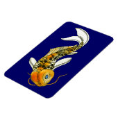 Steampunk Koi Premium Flexi Magnet (Linke Seite)