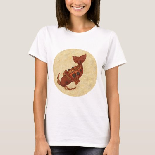 Steampunk Koi T-Shirt (Vorderseite)