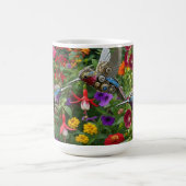 Steampunk Kolibris Kaffeetasse (Mittel)