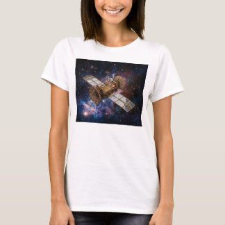 Steampunk-Kommunikationssatellit Sternenmeer T-Shirt