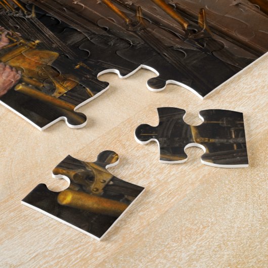 Steampunk - Kontrollen auf dem USS Washington 1920 Puzzle (Seite)