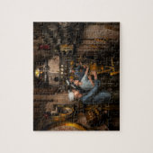 Steampunk - Kontrollen auf dem USS Washington 1920 Puzzle (Vertikal)