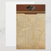 Steampunk - Kontrollen - Der Dampfschiff-Kontrolle Briefpapier (Vorne/Hinten)