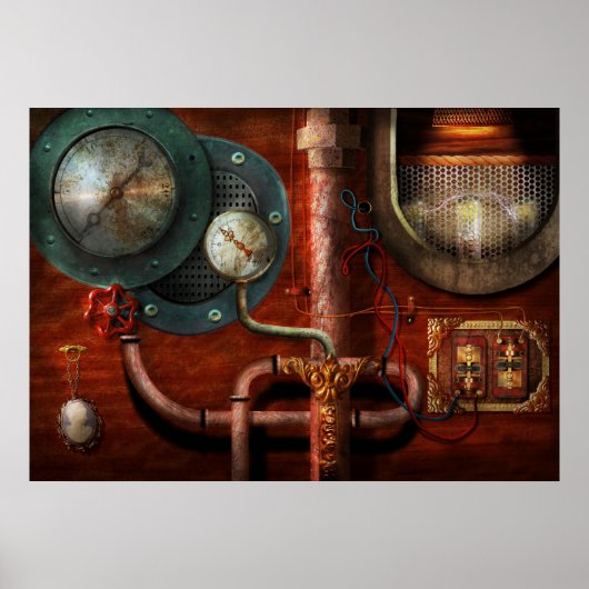 Steampunk - Kontrollen Poster (Vorne)