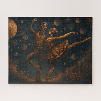 Steampunk-kosmisches Ballettpuzzle Puzzle