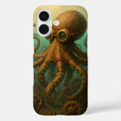 Steampunk Krake Case-Mate iPhone Hülle (Rückseite)