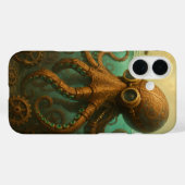 Steampunk Krake Case-Mate iPhone Hülle (Rückseite (Horizontal))