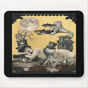 Steampunk Krake Mousepad