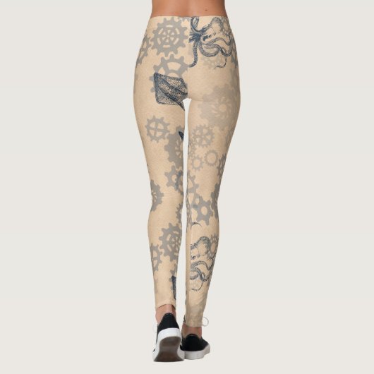 steampunk Kraken-Leggings Leggings (Rückseite)