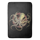 Steampunk-Kraken und robustes Uhrwerk Badematte (Vorderseite Vertikal)