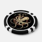 Steampunk-Kraken und robustes Uhrwerk Pokerchips (Einzeln)