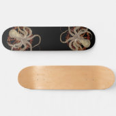 Steampunk-Kraken und robustes Uhrwerk Skateboard (Horizontal)