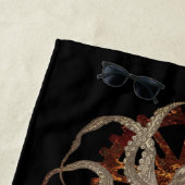 Steampunk-Kraken und robustes Uhrwerk Strandtuch (Beispiel)