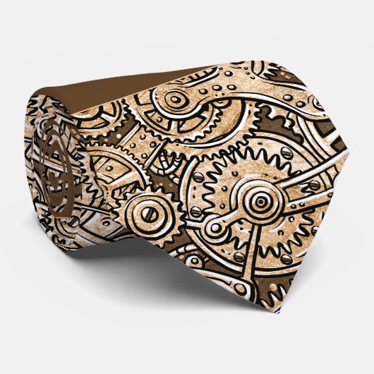 Steampunk Krawatte (Gerollt)