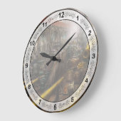 STEAMPUNK - Krieg - Wir sind bereit Große Wanduhr (Winkel)