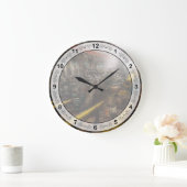 STEAMPUNK - Krieg - Wir sind bereit Große Wanduhr (Zuhause)