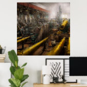 STEAMPUNK - Krieg - Wir sind bereit Poster (Heimbüro)