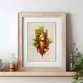 Steampunk Küchenkunst, Carrot Poster