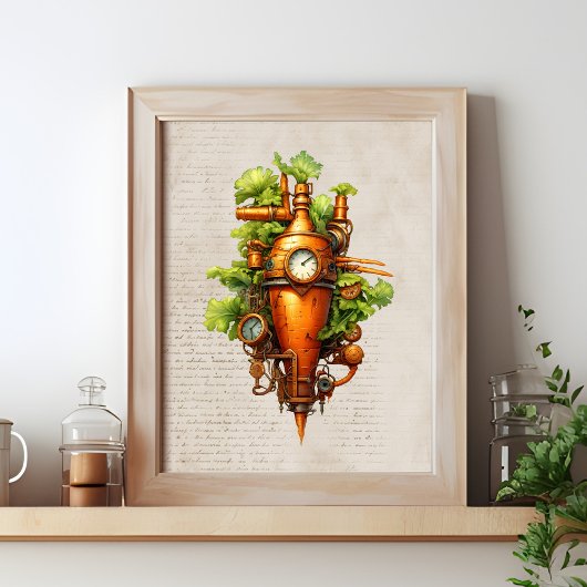 Steampunk Küchenkunst, Carrot Poster