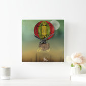 Steampunk Kunst-Wanduhr Quadratische Wanduhr (Zuhause)