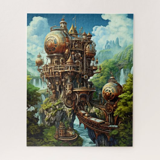 Steampunk-Kunstpuzzle Puzzle (Vertikal)