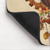 Steampunk Kuper Winged Ballon Mousepad (Ecke)