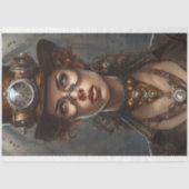 Steampunk Lace Woman Seidenpapier (Vorderseite)