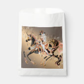 Steampunk Lady and Mechanical Horse Geschenktütchen (Vorderseite)