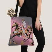 Steampunk Lady and Mechanical Horse Tasche (Von Nahem)
