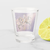 Steampunk-Lady & Horse-Shotglas Schnapsglas (Rückseite)