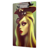 Steampunk Lady Klemmbrett (Links)