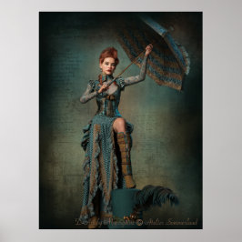 Steampunk Lady Poster