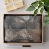 Steampunk Lady, Viktorianische Ephemera Seidenpapier (Geschenk)
