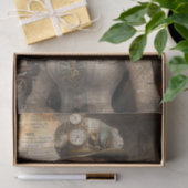 Steampunk Lady, Viktorianische Ephemera Seidenpapier (Geschenk)