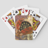 Steampunk Ladybug Spielkarten (Rückseite)