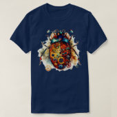 Steampunk Ladybug T-Shirt (Design vorne)