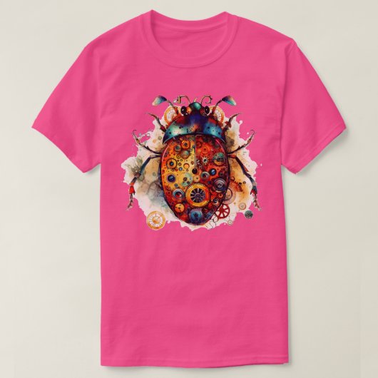 Steampunk Ladybug T-Shirt (Design vorne)