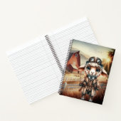 Steampunk Lamb Spiral Notebook Notizblock (Innenseite)