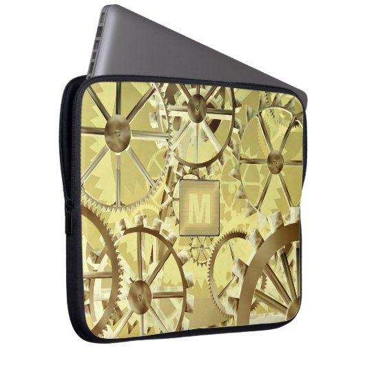 Steampunk Laptopschutzhülle (Vorne Rechts)