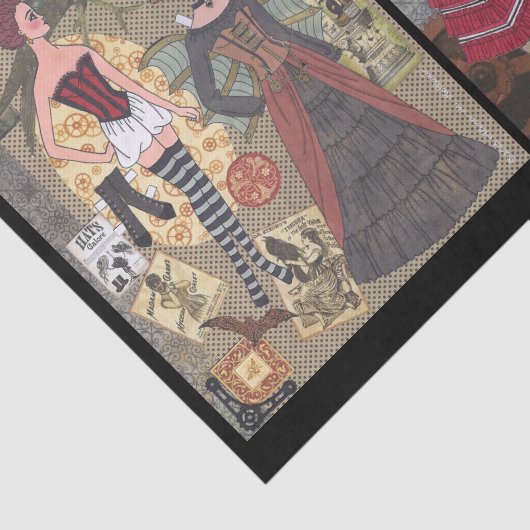 Steampunk launisches seidenpapier (Ausschnitt)