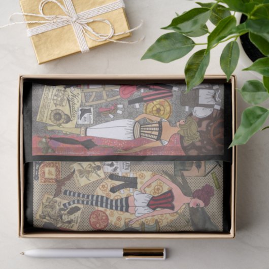 Steampunk launisches seidenpapier (Geschenk)