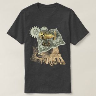 Steampunk lenkbar-Luft-Ausflug-T-Shirt T-Shirt