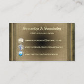 Steampunk lenkbar-Luft-Ausflug-Visitenkarten Visitenkarte (Rückseite)